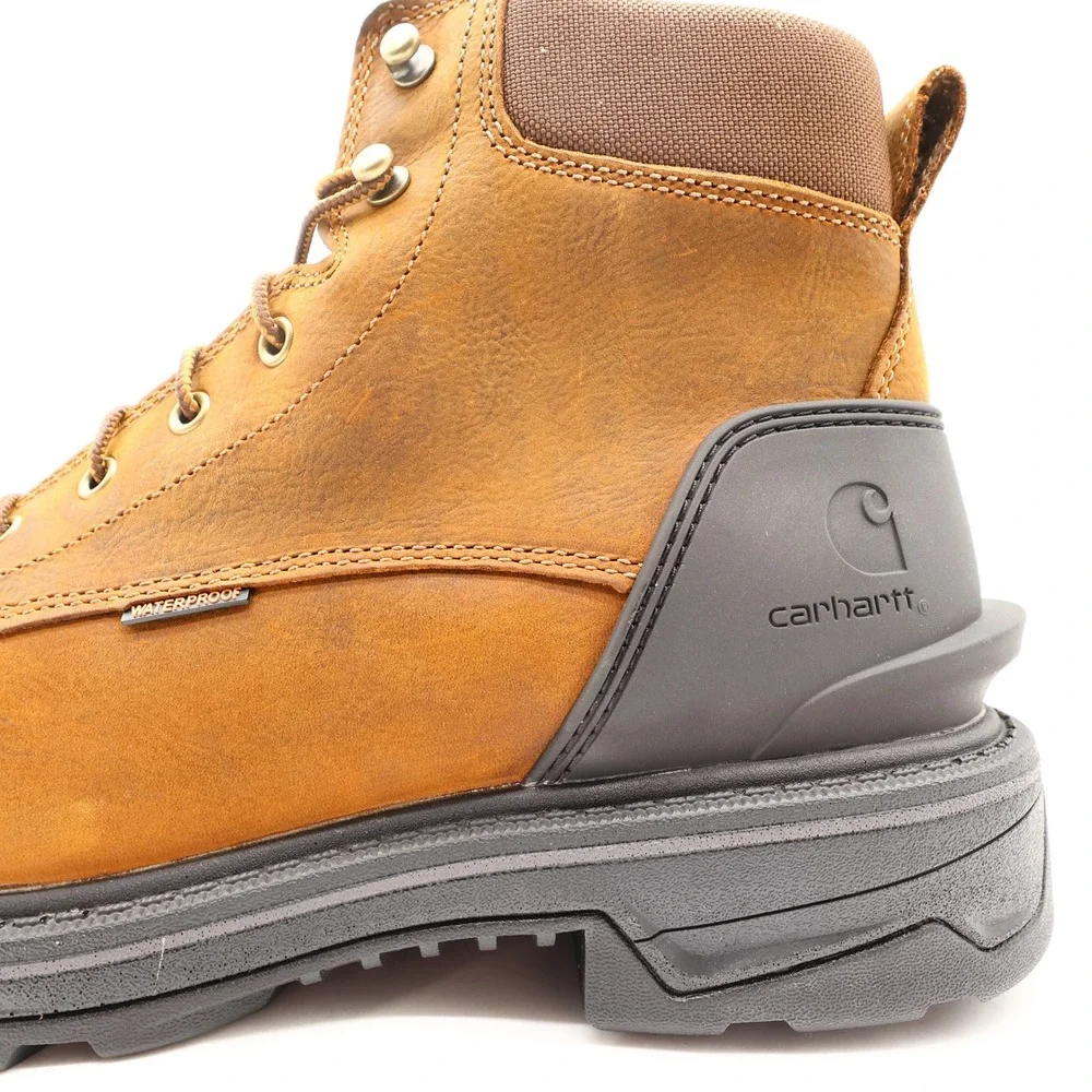 Carhartt Ironwood Work Boot Mens 11 Brown Leather Alloy Toe Waterproof FT6500-M